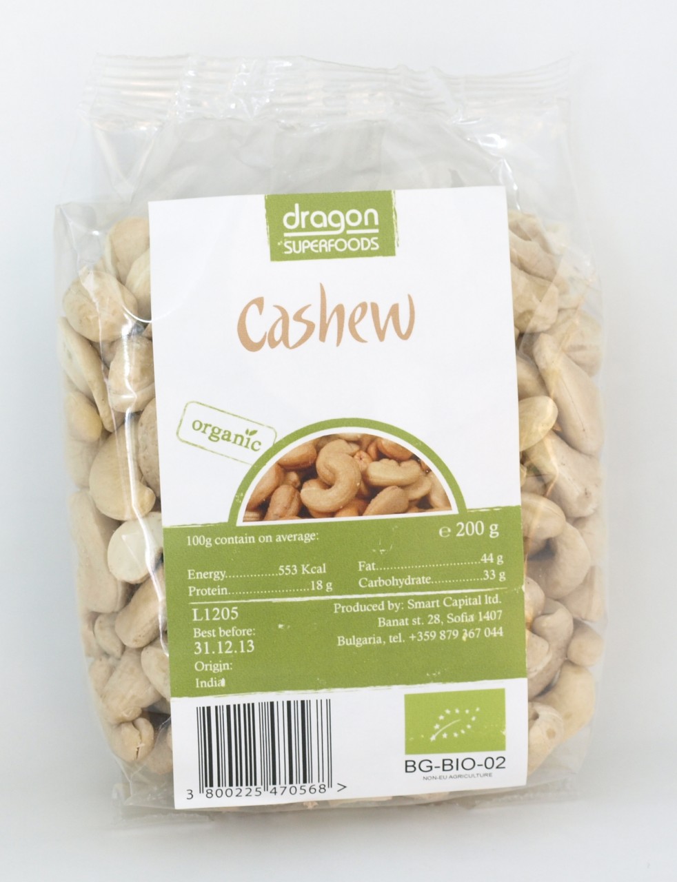 CAJU RAW BIO 200G
